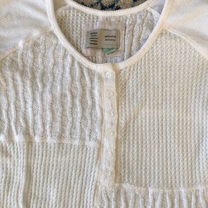 Anthropologie Tops - Anthropologie Saturday/Sunday Cozy Waffle Top XS Anthropologie Tops - Anthropologie Saturday/Sunday Cozy Waffle Top XS